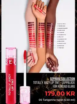 Sephora SEPHORA COLLECTION TOTALLY JUICY LIP TINT - LÄPPBLÄCK FÖR RUNDAD GLANS erbjuda