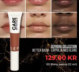 Sephora SEPHORA COLLECTION BETTER BALM - LÄPPOLJA MED GLANS erbjuda
