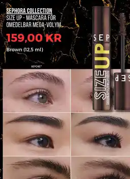 Sephora SEPHORA COLLECTION SIZE UP-MASCARA FÖR OMEDELBAR MEGA-VOLYM erbjuda