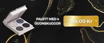 Yves Rocher PALETT MED 4 ÖGONSKUGGOR erbjuda