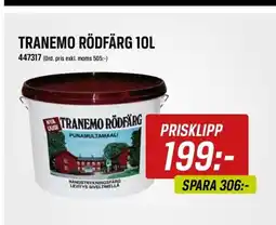 Swedol Tranemo rödfärg erbjuda