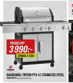 Swedol GASOLGRILL TRITON PTS 4.1 STAINLESS STEEL erbjuda