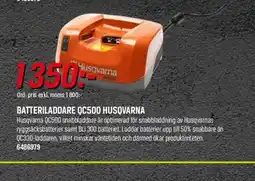 Swedol BATTERILADDARE QC500 HUSQVARNA erbjuda