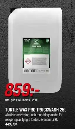 Swedol TURTLE WAX PRO TRUCKWASH erbjuda