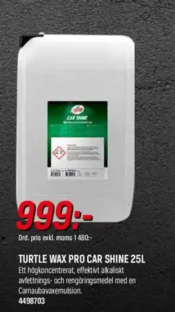 Swedol TURTLE WAX PRO CAR SHINE erbjuda