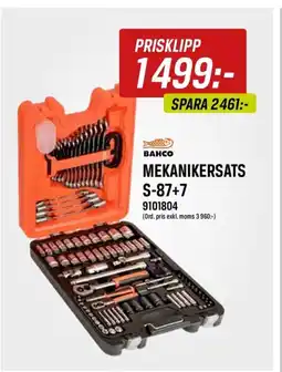 Swedol MEKANIKERSATS erbjuda