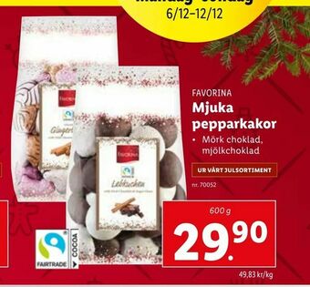 Lidl Mjuka pepparkakor erbjuda