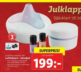 Luftfuktare - ultraljud
