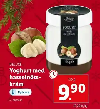 Lidl Yoghurt med hasselnötskräm erbjuda