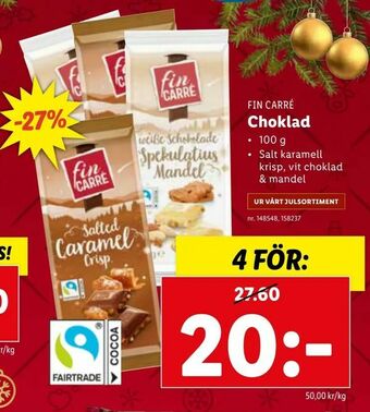 Lidl Choklad erbjuda
