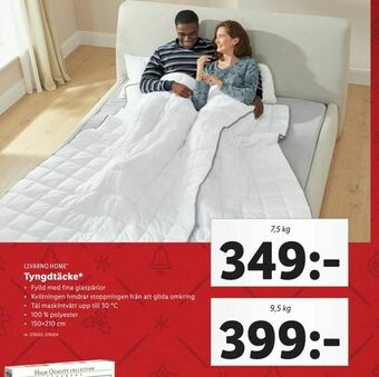 Lidl Tyngdtäcke erbjuda
