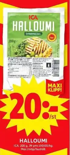 ICA Maxi ICA Halloumi erbjuda