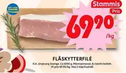 ICA Maxi ICA Fläskytterfilé erbjuda