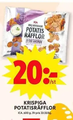 ICA Maxi ICA Krispiga potatisräfflor erbjuda