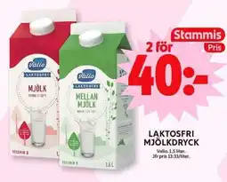 ICA Maxi VALIO Laktosfri mjölkdryck erbjuda