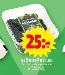 ICA Maxi ICA Björnbär i ask erbjuda