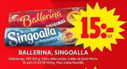ICA Maxi GOTEBORGS Ballerina, singoalla erbjuda