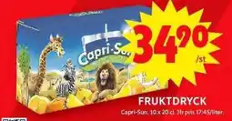 ICA Maxi CAPRI-SUN Fruktdryck erbjuda