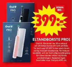 ICA Maxi ORAL-B Eltandborste pro1 erbjuda