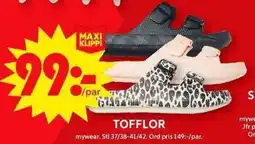 ICA Maxi MYWEAR Tofflor erbjuda