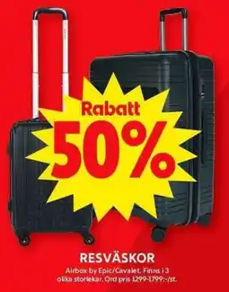 ICA Maxi Resväskor erbjuda