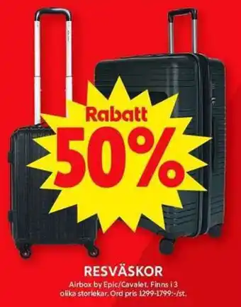 ICA Maxi Resväskor erbjuda