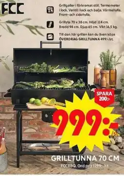ICA Maxi FCCBQ Grilltunna erbjuda