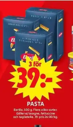 ICA Maxi BARILLA Pasta erbjuda