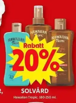 ICA Maxi HAWAIIAN Solvård erbjuda