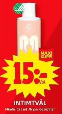 ICA Maxi MIRELLE Intimtvål erbjuda