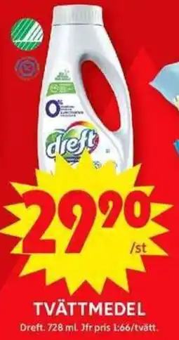 ICA Maxi DREFT Tvättmedel erbjuda