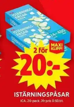 ICA Maxi ICA Istärningspåsar erbjuda