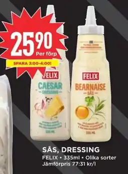 Willys FELIX Sås, dressing erbjuda