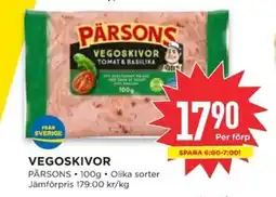 Willys PARSONS Vegoskivor erbjuda