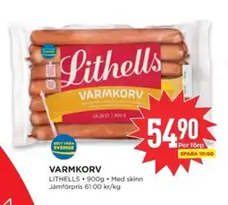 Willys LITHELLS Varmkorv erbjuda