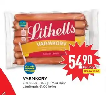 Willys LITHELLS Varmkorv erbjuda