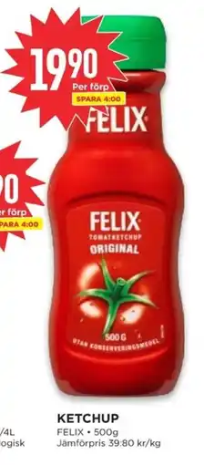 Willys FELIX Ketchup erbjuda