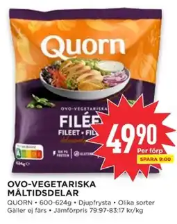 Willys QUORN Ovo-vegetariska måltidsdelar erbjuda