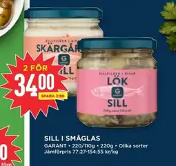 Willys GARANT Sill i småglas erbjuda
