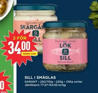 Willys GARANT Sill i småglas erbjuda