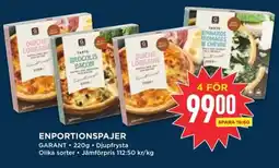 Willys GARANT Enportionspajer erbjuda