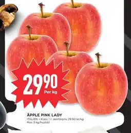 Willys Äpple pink lady erbjuda