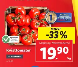 Lidl Kvisttomater erbjuda