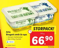 Lidl ARLA Bregott smör & raps erbjuda