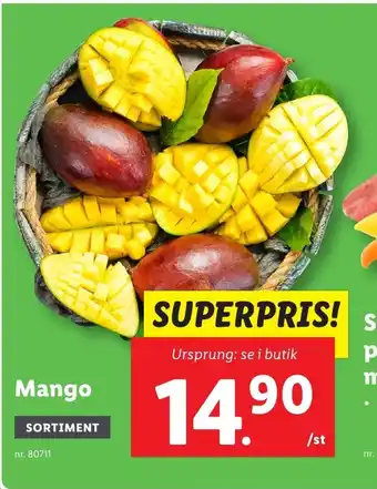 Lidl Mango erbjuda