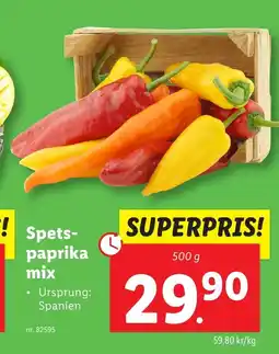 Lidl Spets- paprika mix erbjuda