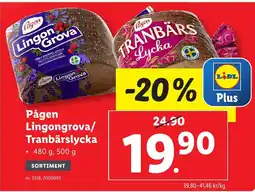 Lidl PAGEN Lingongrova/ Tranbärslycka erbjuda