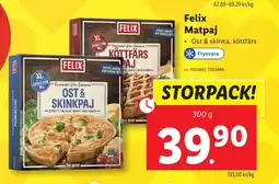 Lidl FELIX Matpaj erbjuda