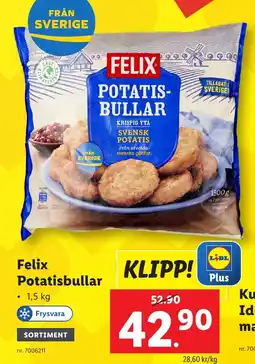 Lidl FELIX Potatisbullar erbjuda