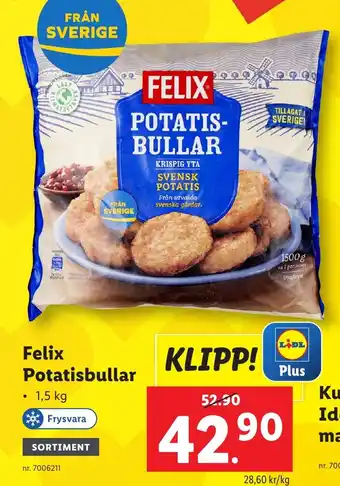 Lidl FELIX Potatisbullar erbjuda